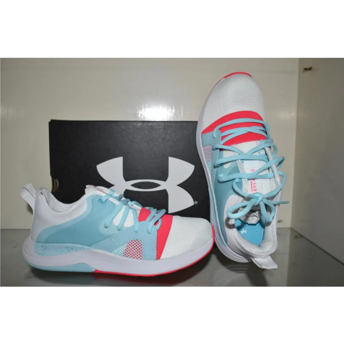 Under Armour shoes - UA Charged Breathe Lace TR Training Shoes - 3025058-103 - White 0