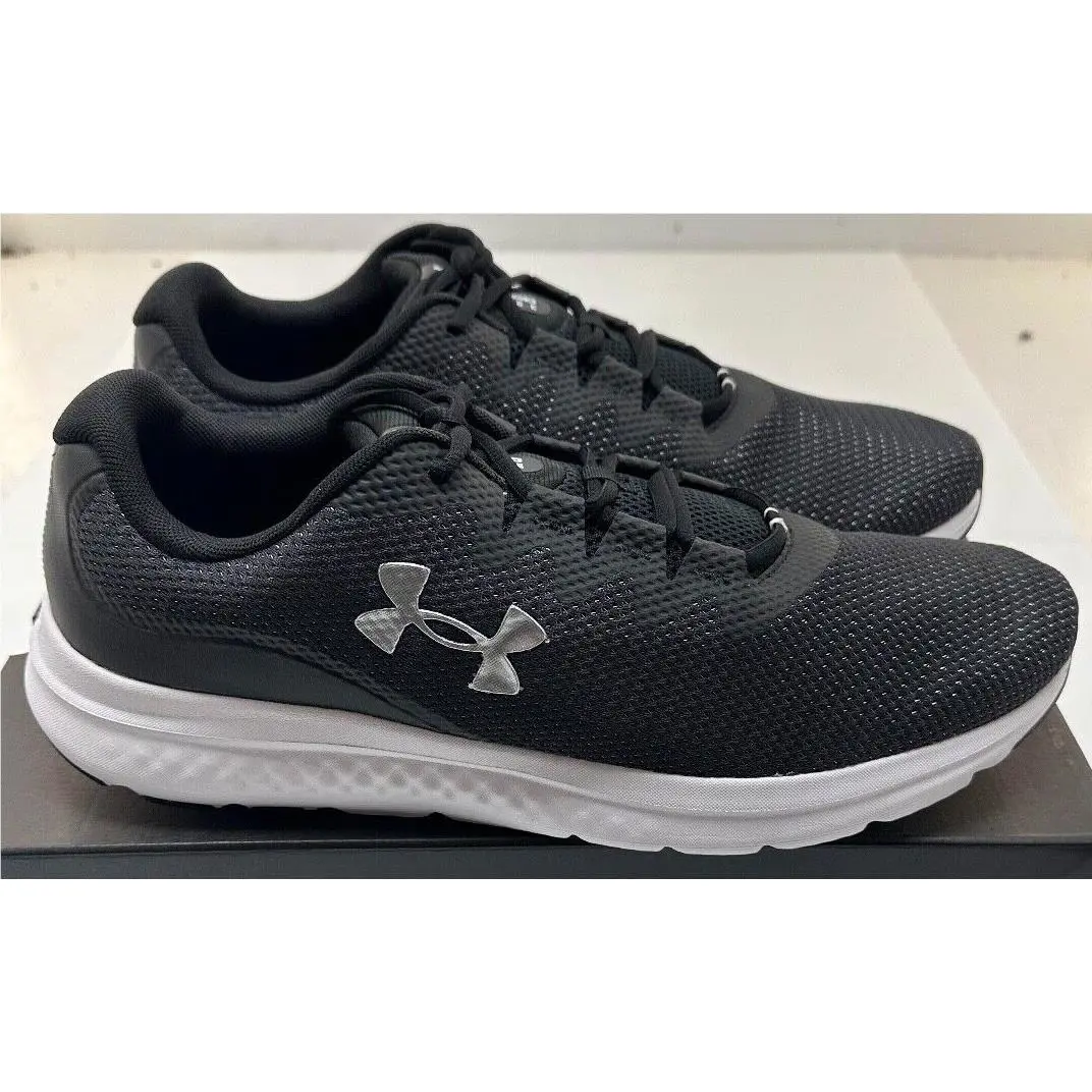Under Armour shoes - Charged Impulse 3 - Charged Impulse - 3025421-001 - black/white/silver 4