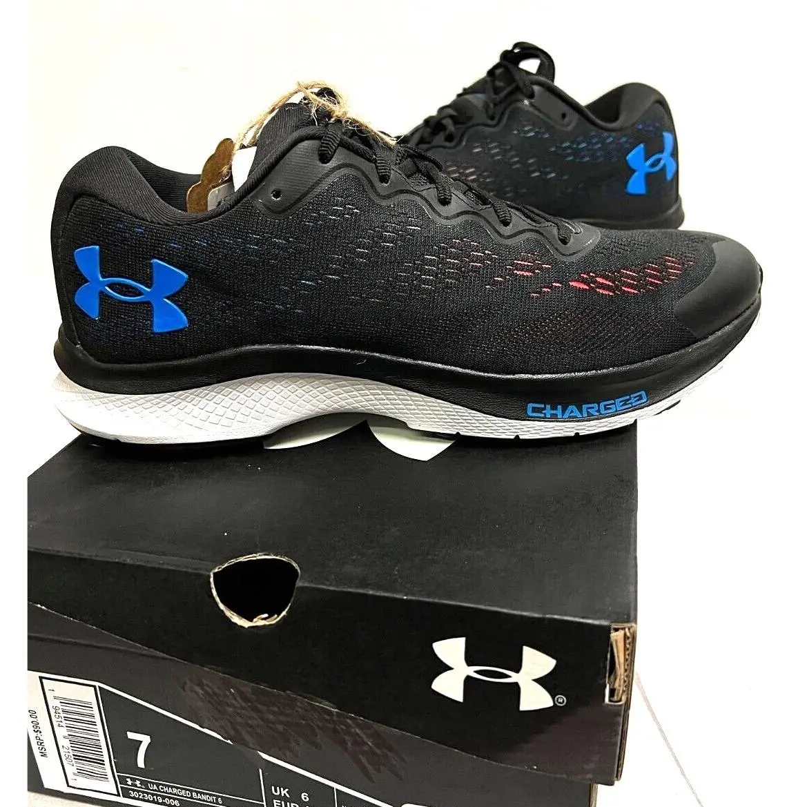 Under Armour shoes - Charged Bandit 6 - Charged Bandit - 3023019-006 - Black 8
