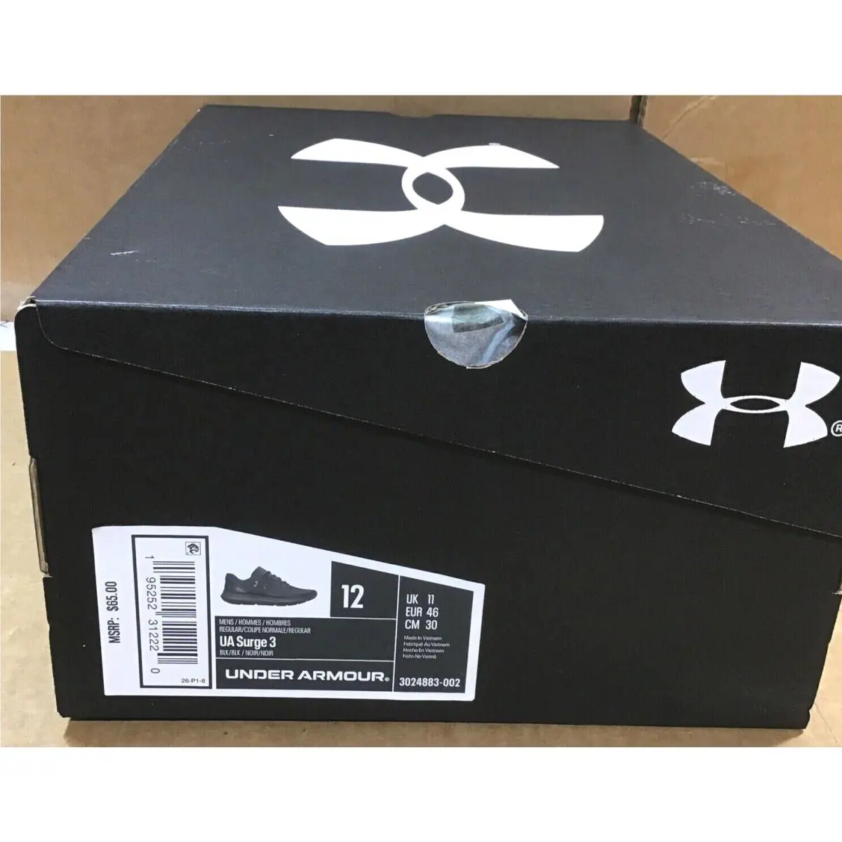 Under Armour shoes - Surge 3 - Surge - 3024883-002 - Black 20