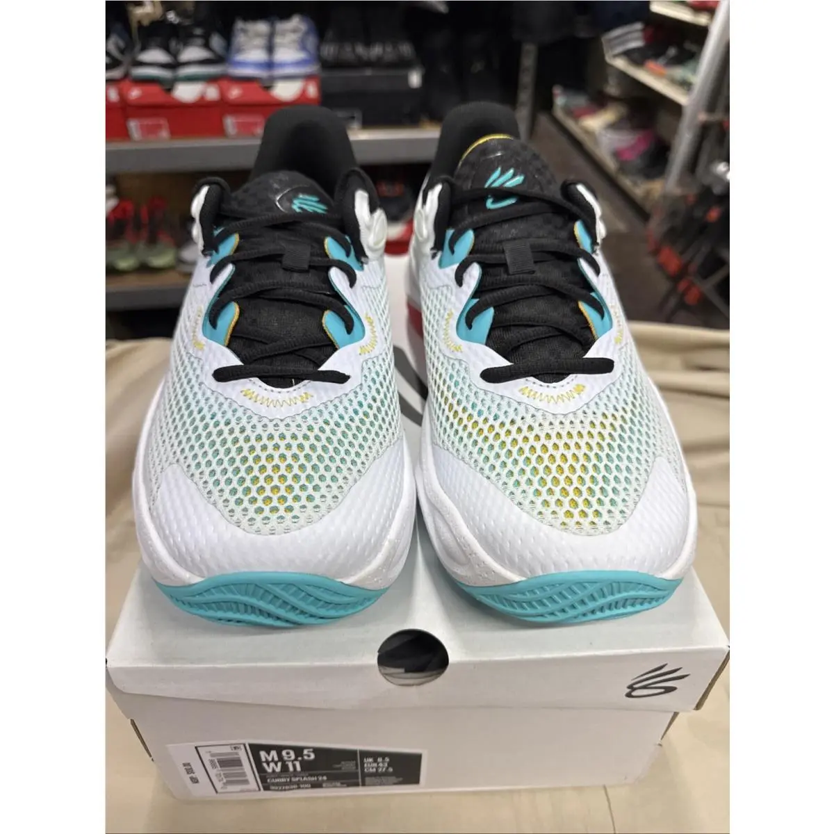 Under Armour shoes - Under Armour Curry Splash 24 - 3027636-100 - Blue 8