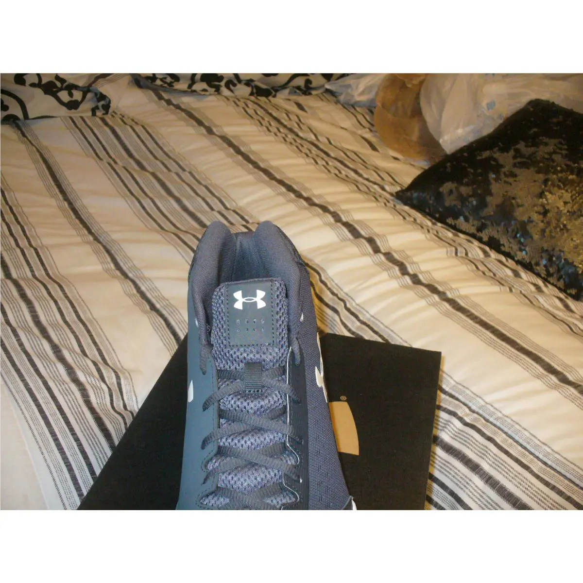 Under Armour shoes - Jet Hightop - Jet Hightop - 1300016-008 - Grey-White (UPC: 190496933644) 2