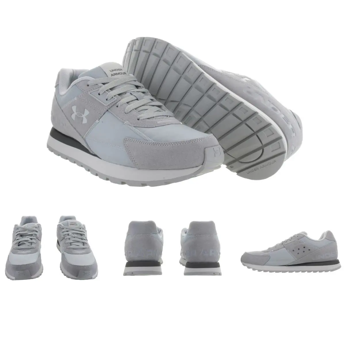 Under Armour shoes - Under Armour Essential - Essential - 3028408 107 - Mod Gray, White, Halo Gray 4