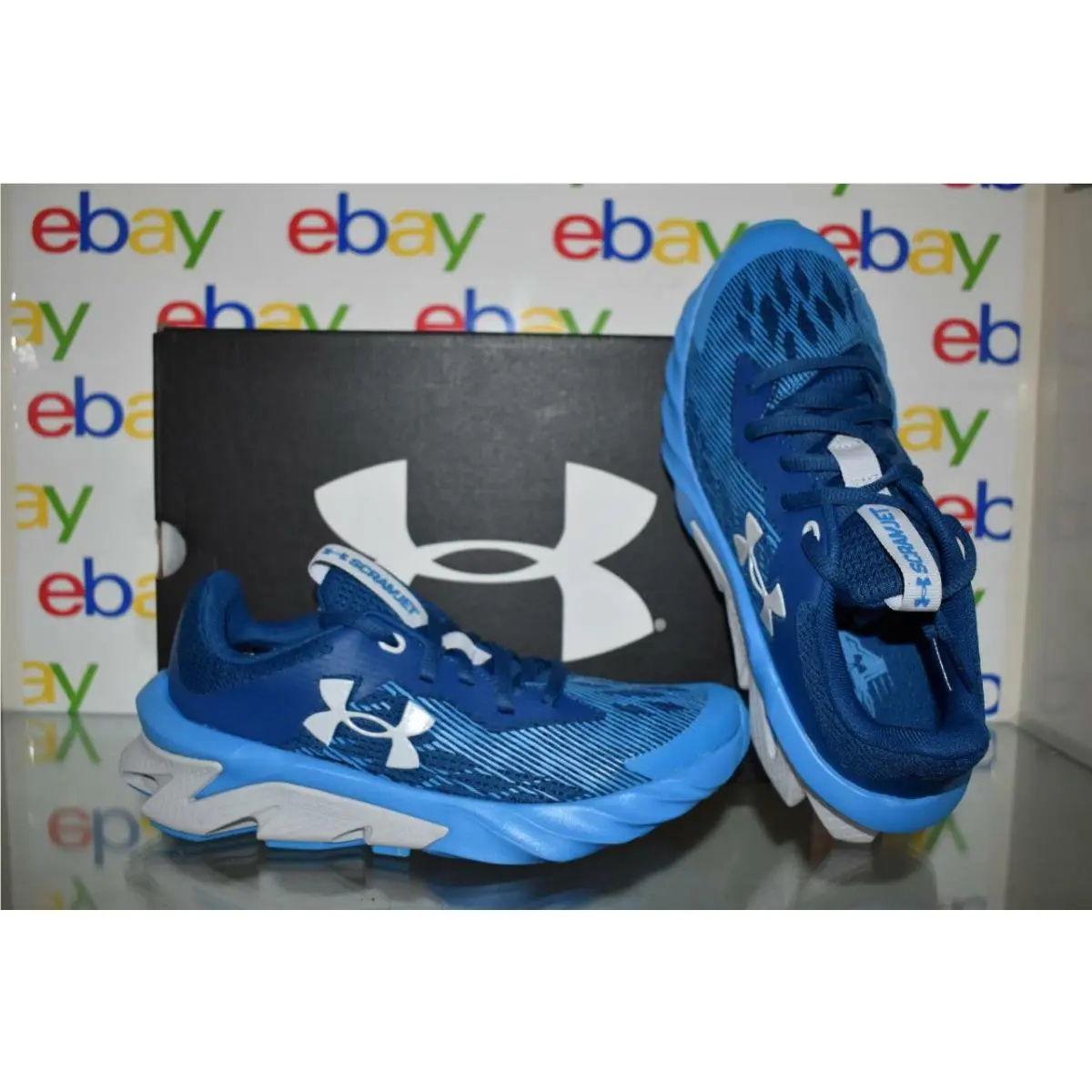 Under Armour shoes - Under Armour Scramjet 3 - Scramjet - 3022611 403 - Green, Manufacturer: Black / Laser Green / Pitch Gray 0