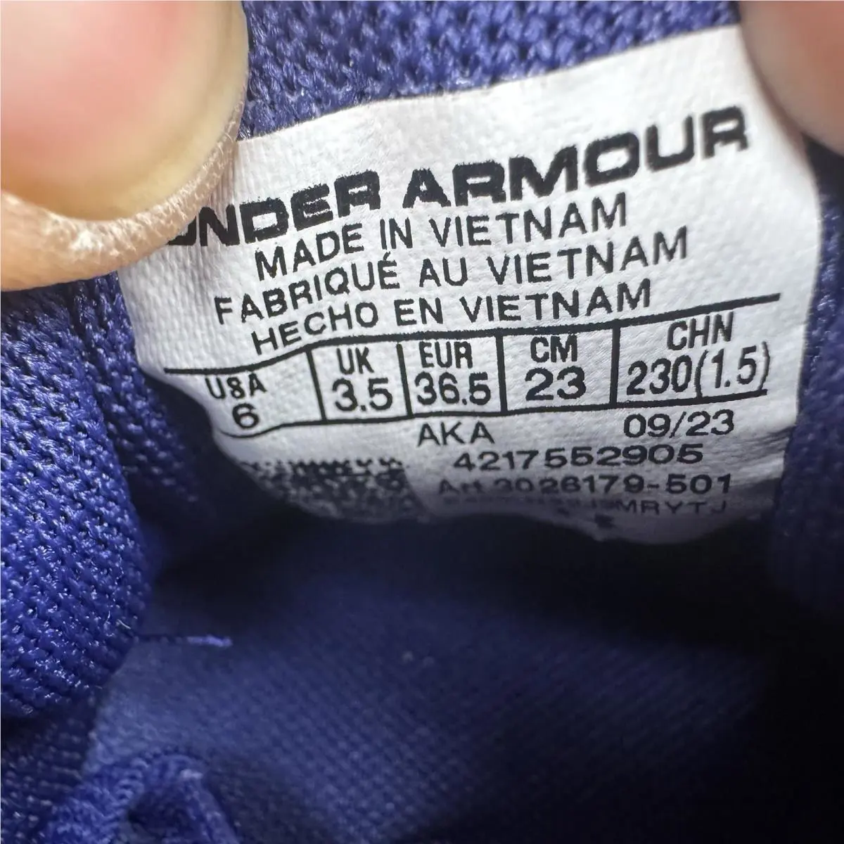 Under Armour shoes - Under Armour Charged Assert 10 - 3026179-501 - Nebula Purple 10