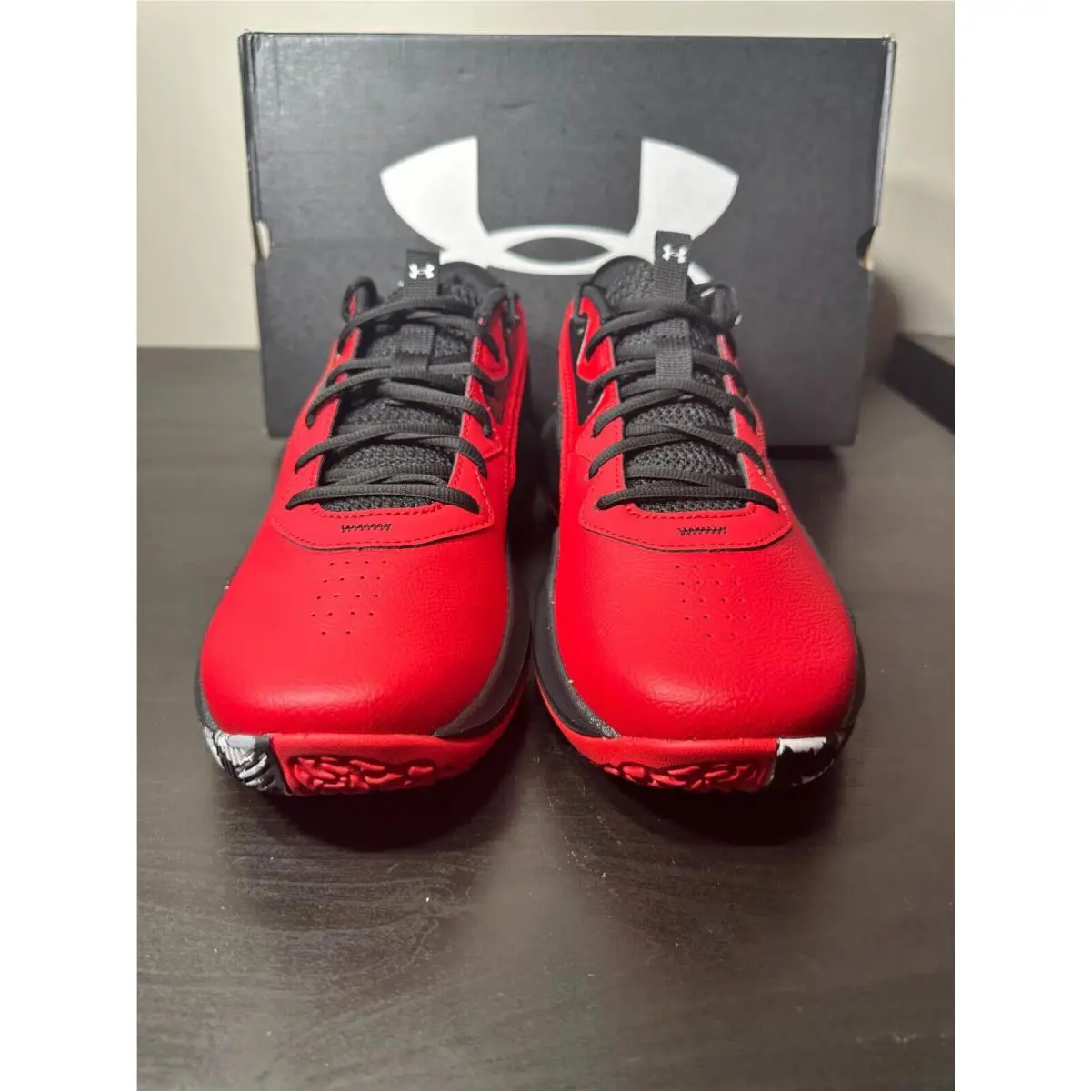Under Armour shoes - Lockdown 6 - Lockdown - 3025616-600 - Red/Black/White (UPC: 0195253492662) 2