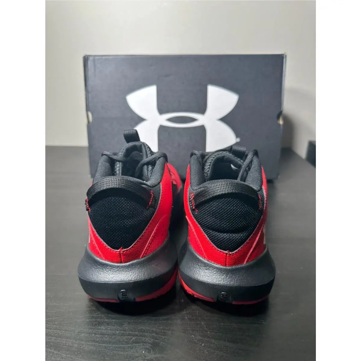 Under Armour shoes - Lockdown 6 - Lockdown - 3025616-600 - Red/Black/White (UPC: 0195253492662) 4