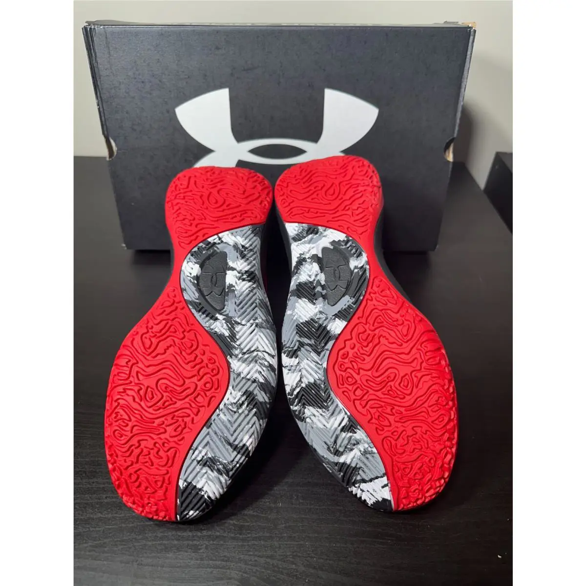 Under Armour shoes - Lockdown 6 - Lockdown - 3025616-600 - Red/Black/White (UPC: 0195253492662) 6