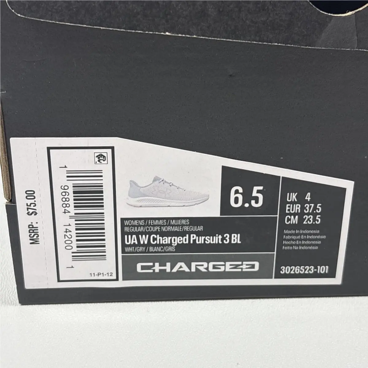 Under Armour shoes - Under Armour Charged Pursuit 3 - 3026523 - White 20