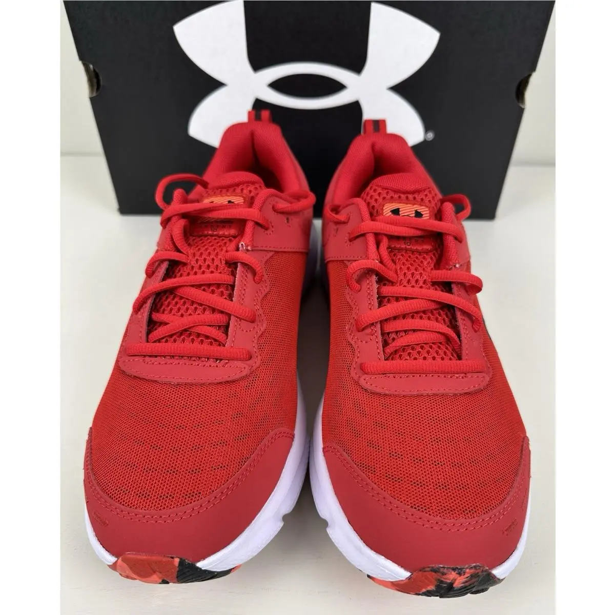 Under Armour shoes - UA Charged Assert - Charged Assert - 3026175 - Red 4