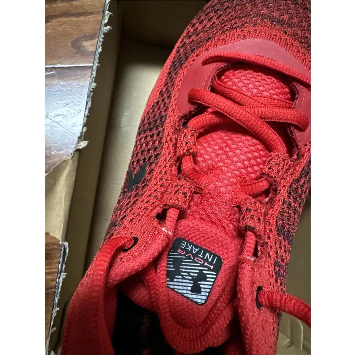 Under Armour shoes - HOVR Intake 6 - HOVR Intake - 3026134-600 - Red/Black (UPC: 0196040908809) 6