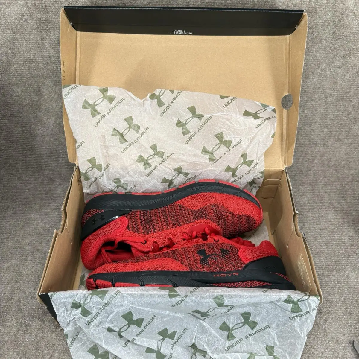 Under Armour Hovr Intake 6 Running Shoes Mens Sz 8 Knit Mesh Lightweight Cushion