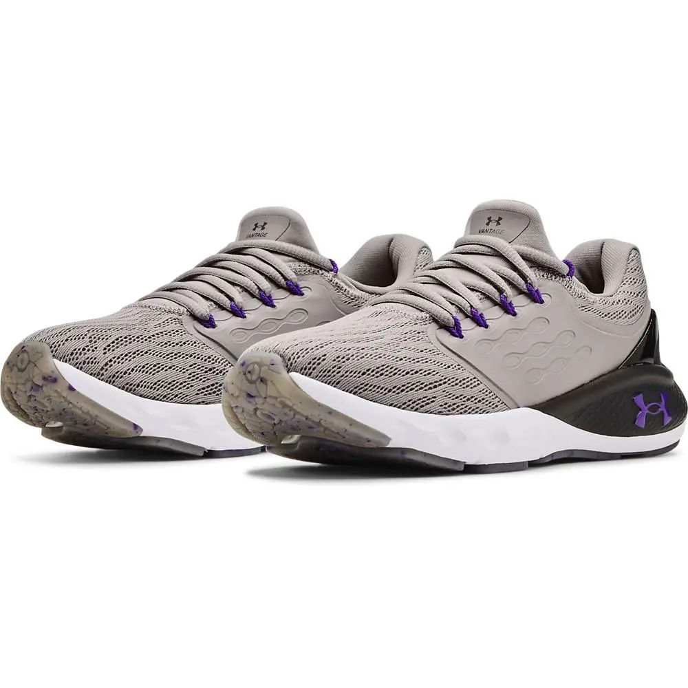 Under Armour 3023565 Women`s UA Charged Vantage Shoes - Gray Wolf - Size 6.5 - Gray Wolf