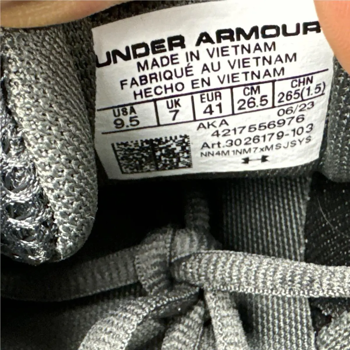 Under Armour shoes - under Armour 6 - 3026179-103 - Gray 14