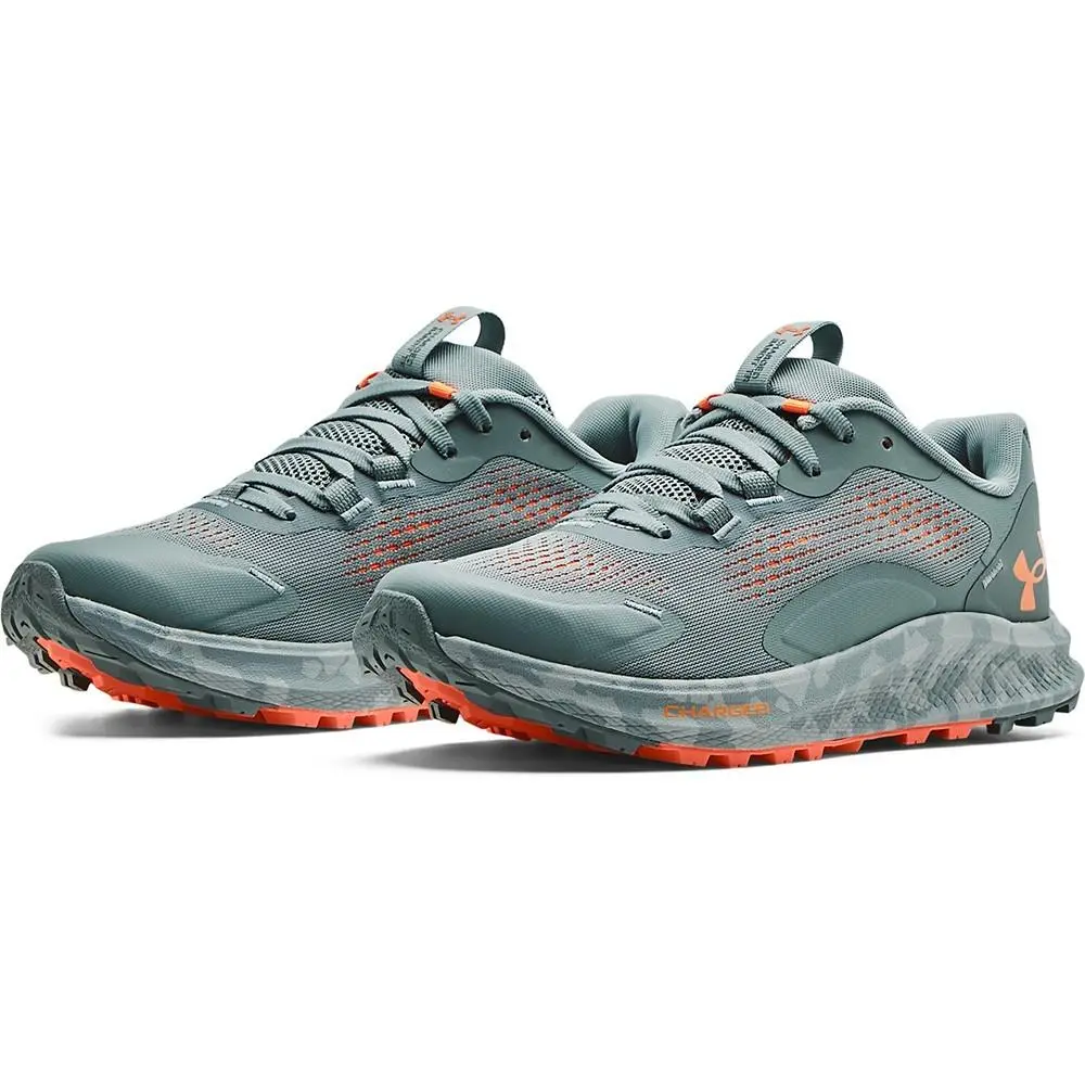 Under Armour 3024191 Women`s UA Charged Bandit Trail 2 Running Shoes Green 6