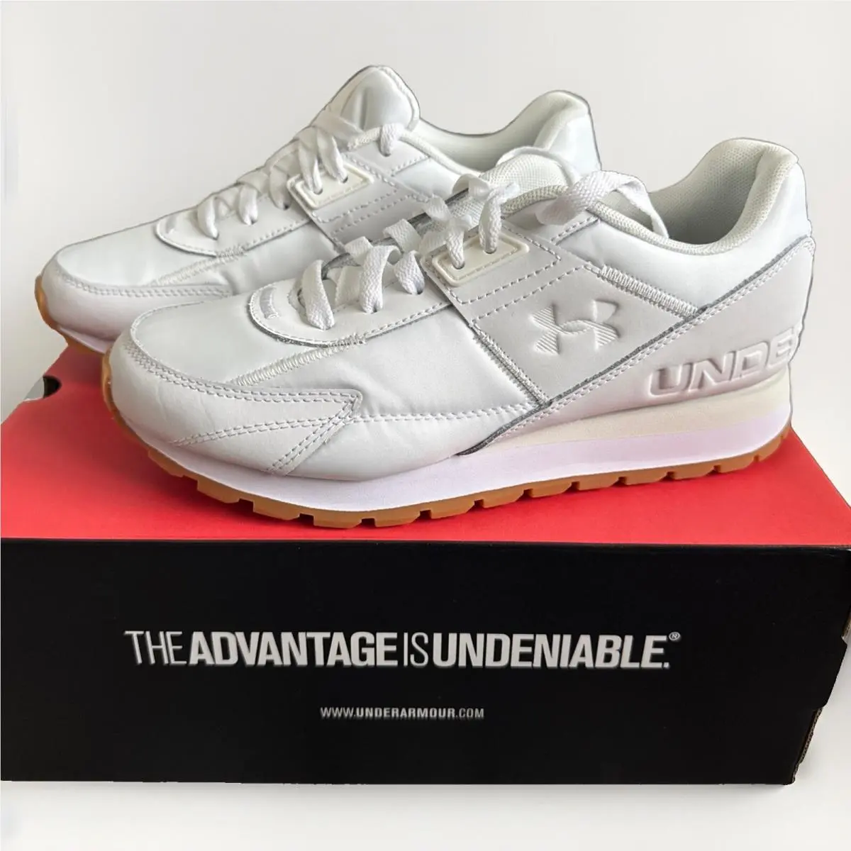 Under Armour shoes - Under Armour Essential Runner - Essential Runner - 3028408-101 - White (UPC: 0196886443489) 2