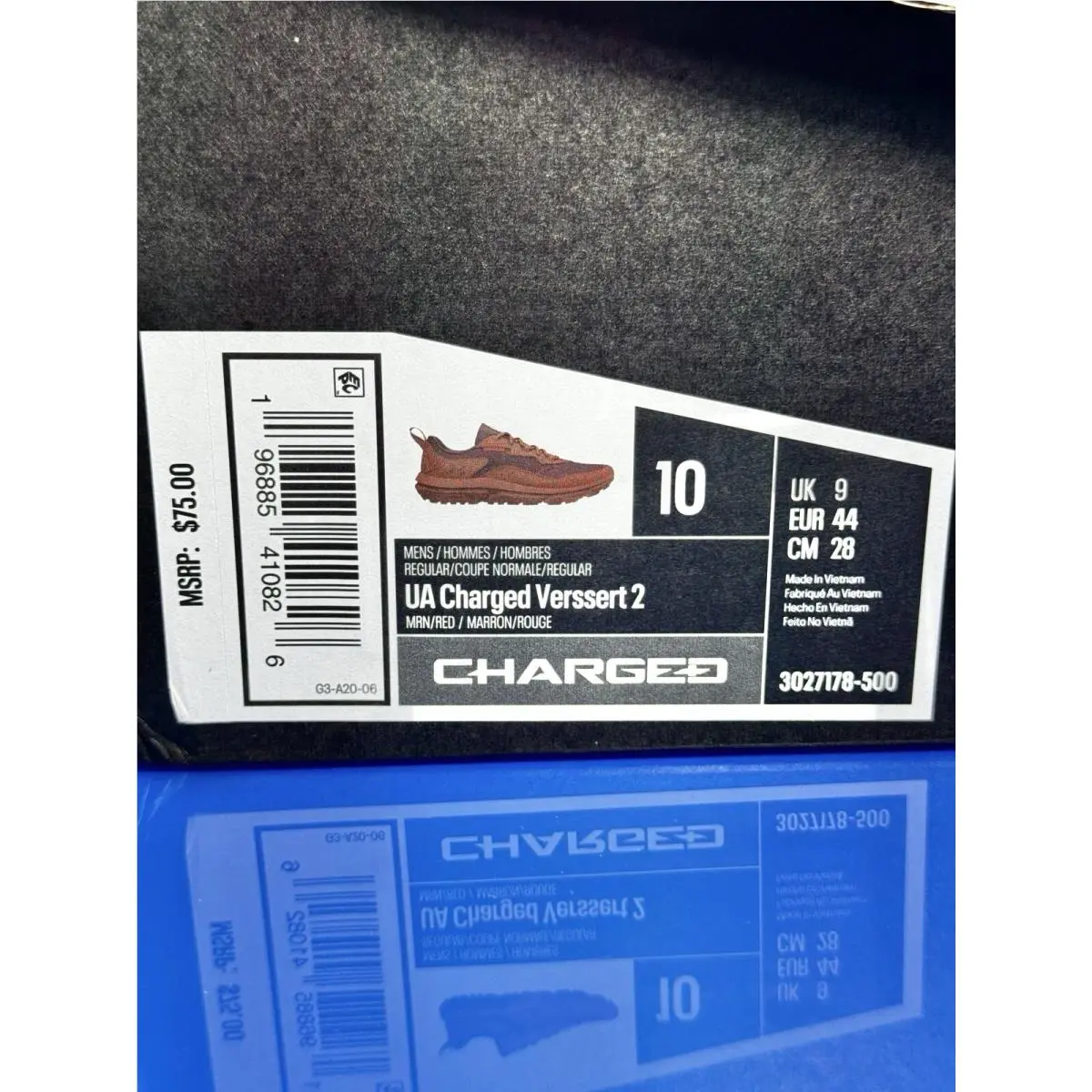 Under Armour shoes - Under Armour Charged Verssert 2 - 3027178-500 - Red 5