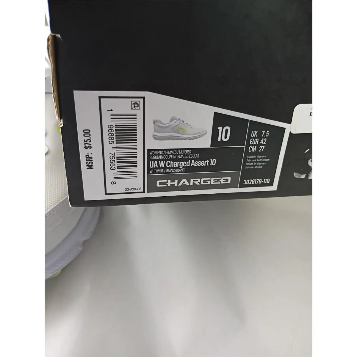 Under Armour shoes - Under Armour Charged Assert - Charged Assert - 3026179 - Multicolor (UPC: 196885755538) 8