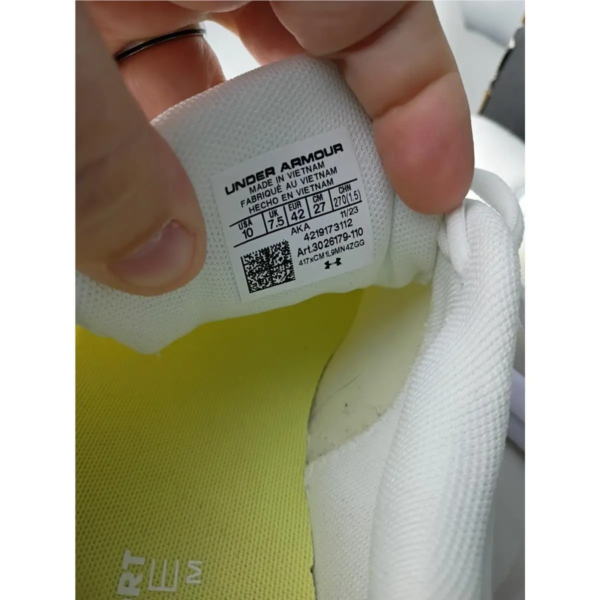 Under Armour shoes - Under Armour Charged Assert - Charged Assert - 3026179 - Multicolor (UPC: 196885755538) 4