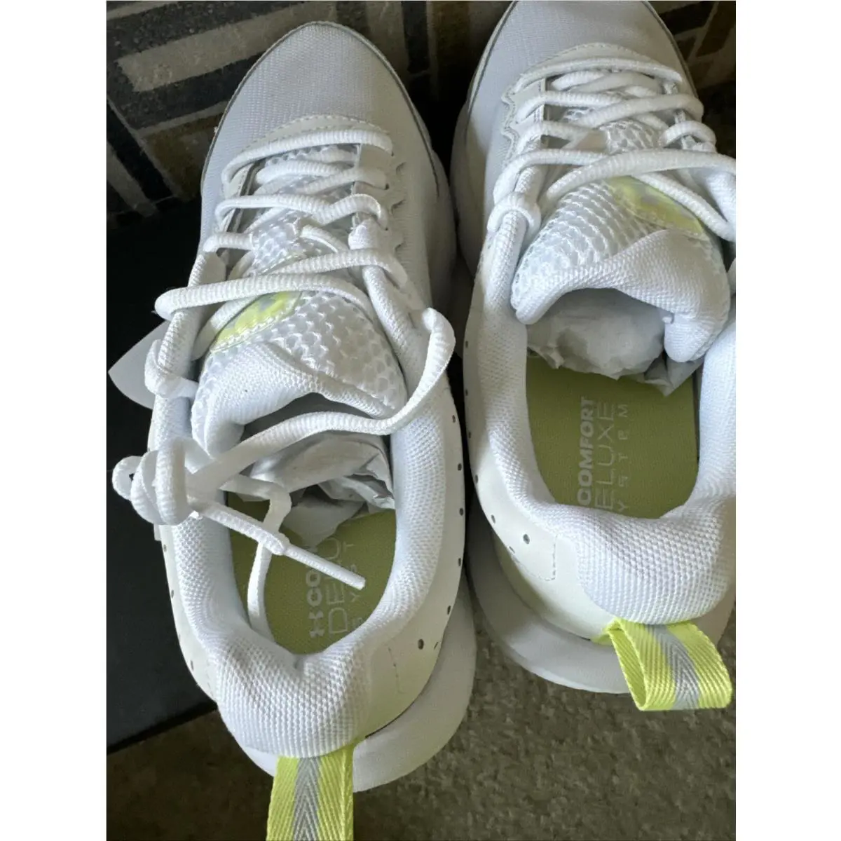Under Armour shoes - Under Armour Charged Assert 10 - 3026179-110 - White Yellow 5