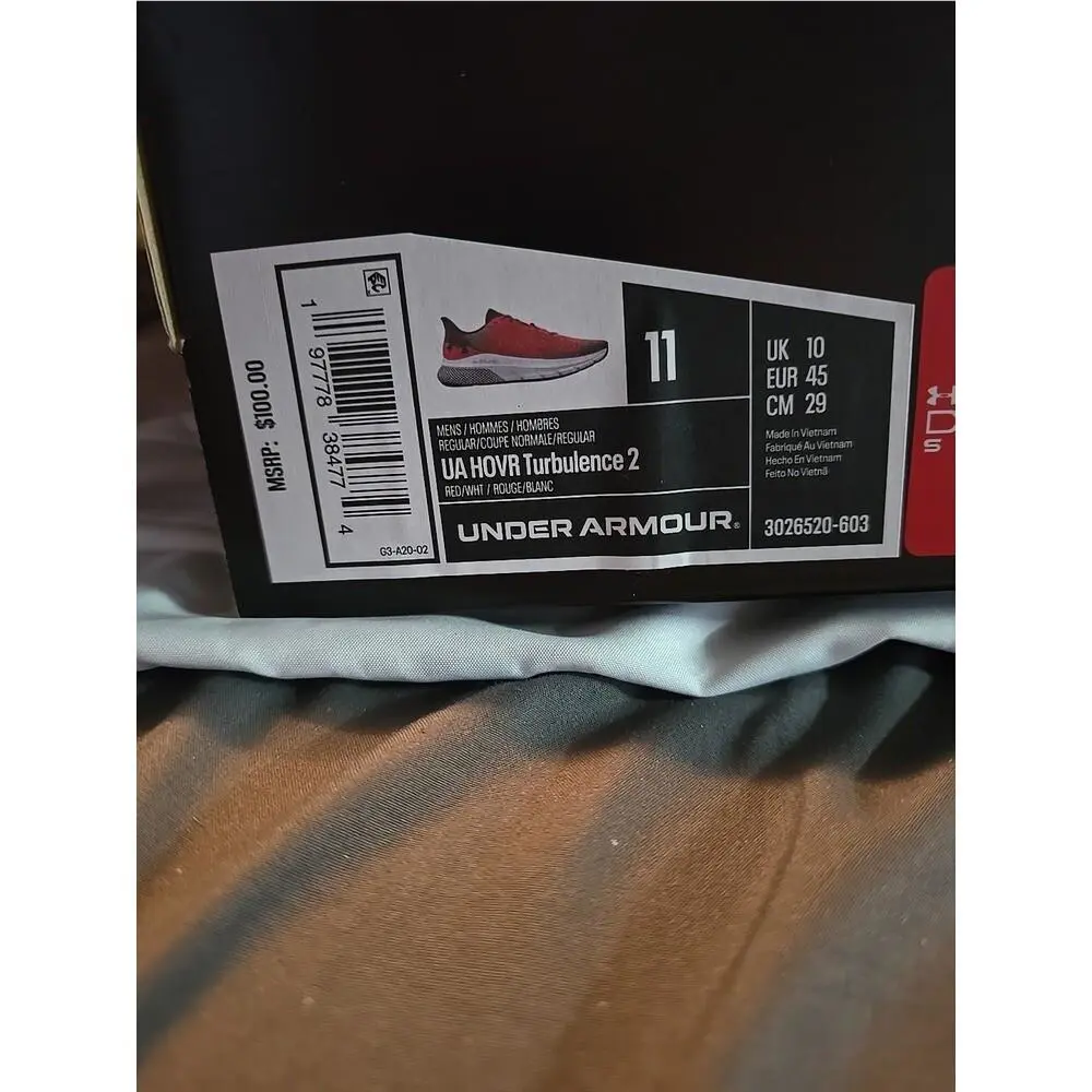 Under Armour shoes - Under Armour HOVR Turbulence 2 - 3026520-603 - Red 3