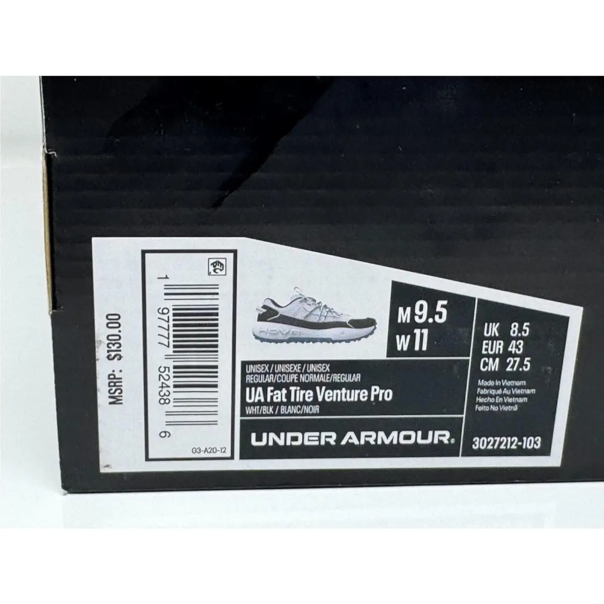 Under Armour shoes - Under Armour Fat Tire Venture Pro - 3027212-103 - Multicolor (UPC: 197777524386) 5