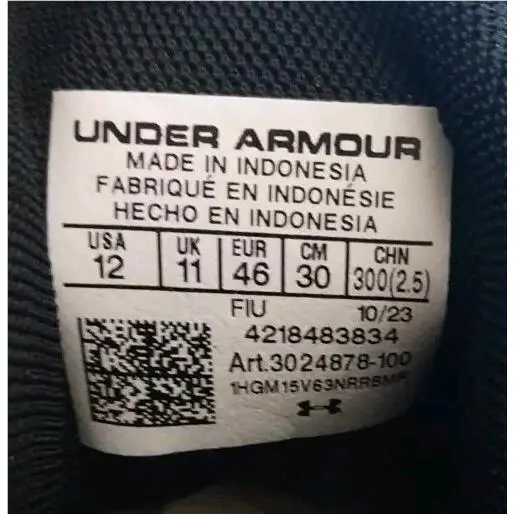 Under Armour shoes - Under Armour Charged Pursuit 3 - 3024878 - Black/White 4