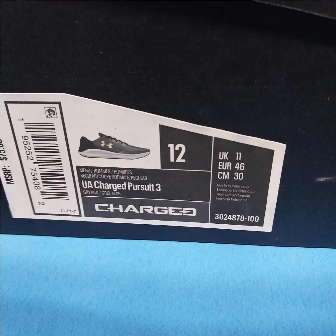 Under Armour shoes - Under Armour Charged Pursuit 3 - 3024878 - Black/White 6