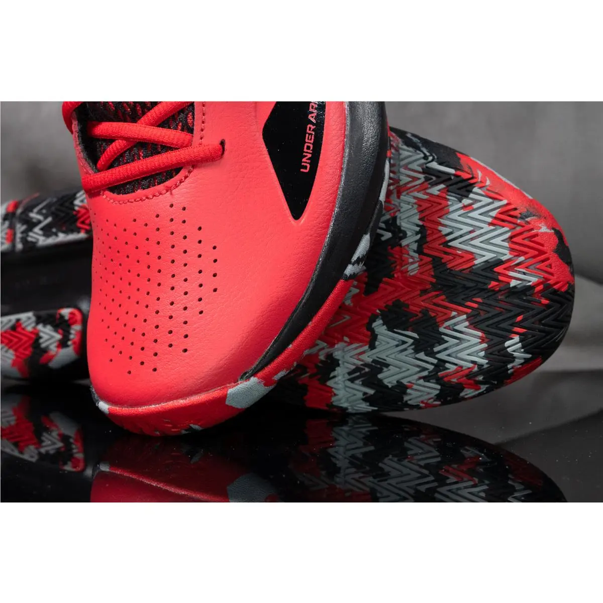 Under Armour shoes - Under Armour Lockdown - Lockdown - 3023949 - BLACK/ RED (UPC: 194512568049) 4