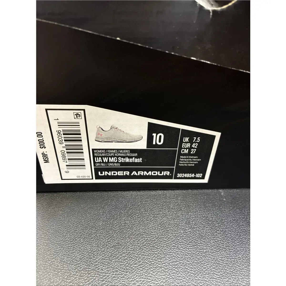 Under Armour shoes - 3024954 - 3024954 - Ghost Gray (UPC: 196039098979) 3