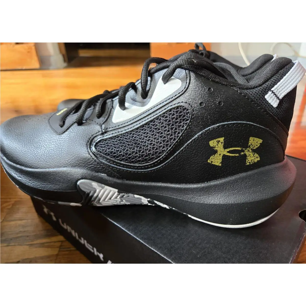 Under Armour shoes - UA Lockdown 6 Basketball Shoes - 3025616 - Black / White - 001 2