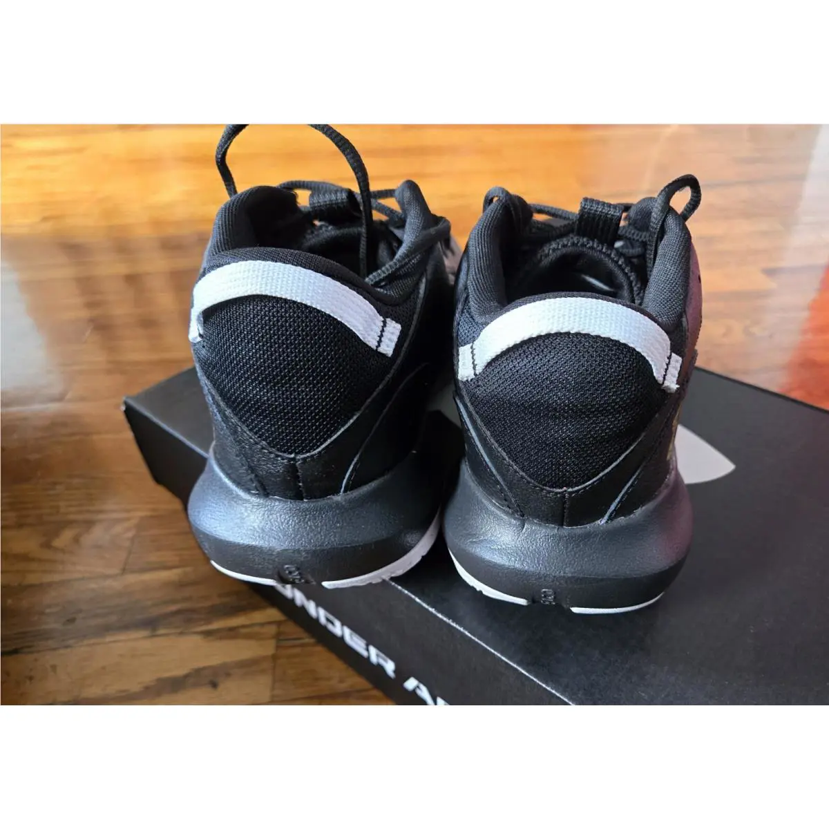 Under Armour shoes - UA Lockdown 6 Basketball Shoes - 3025616 - Black / White - 001 4