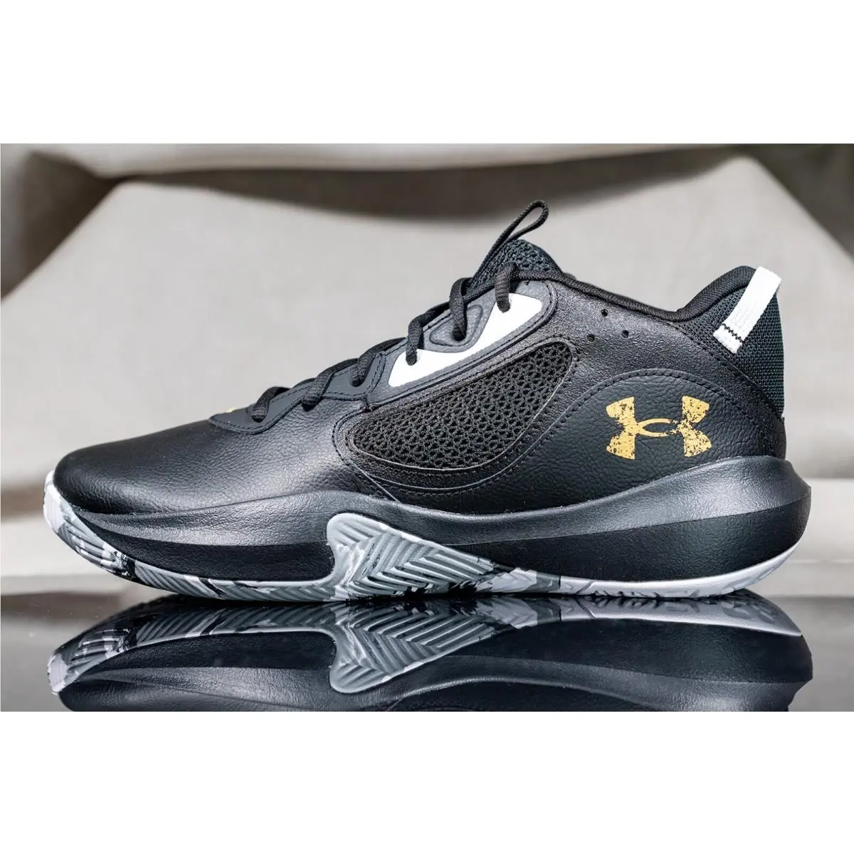 Under Armour shoes - Under Armour Lockdown - Lockdown - 3025616 - BLACK/ WHITE/ GREY (UPC: 195253493041) 1