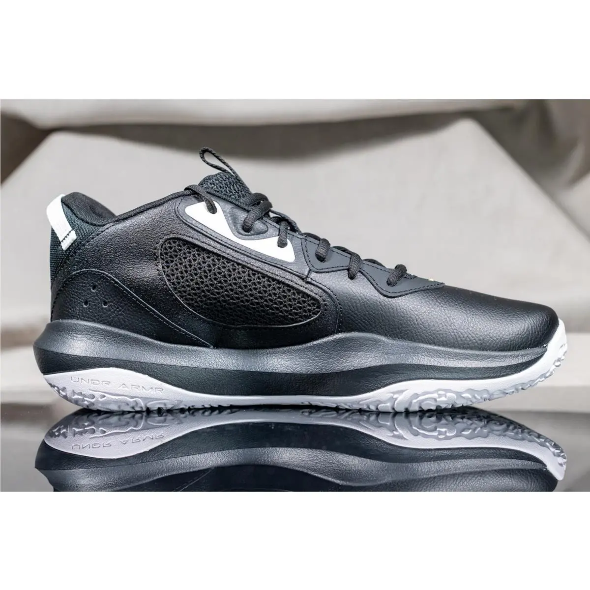 Under Armour shoes - Under Armour Lockdown - Lockdown - 3025616 - BLACK/ WHITE/ GREY (UPC: 195253493041) 2