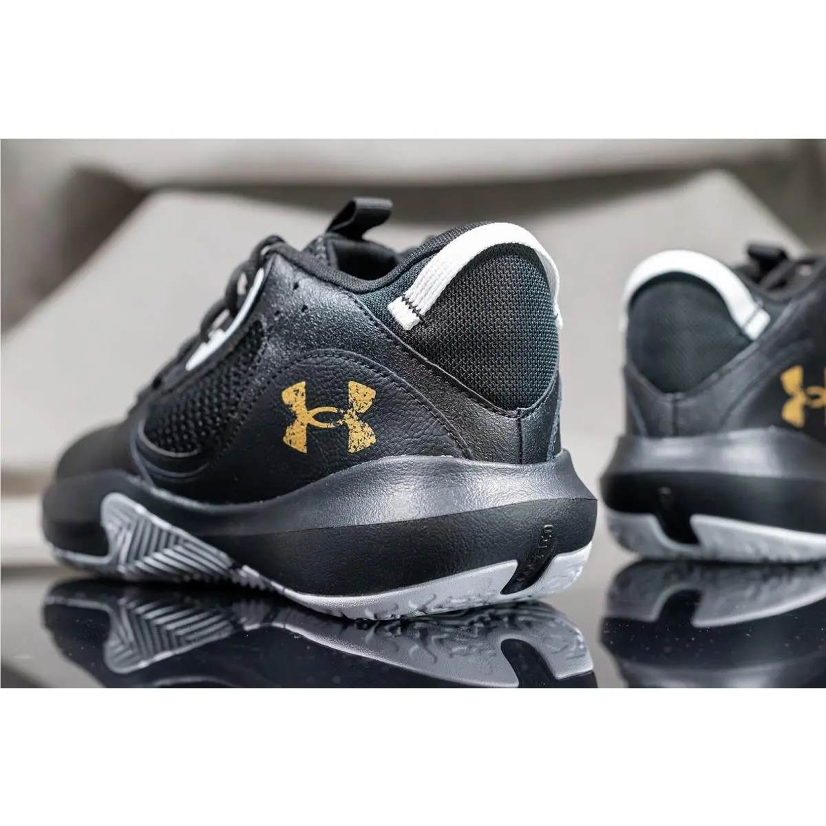 Under Armour shoes - Under Armour Lockdown - Lockdown - 3025616 - BLACK/ WHITE/ GREY (UPC: 195253493041) 5