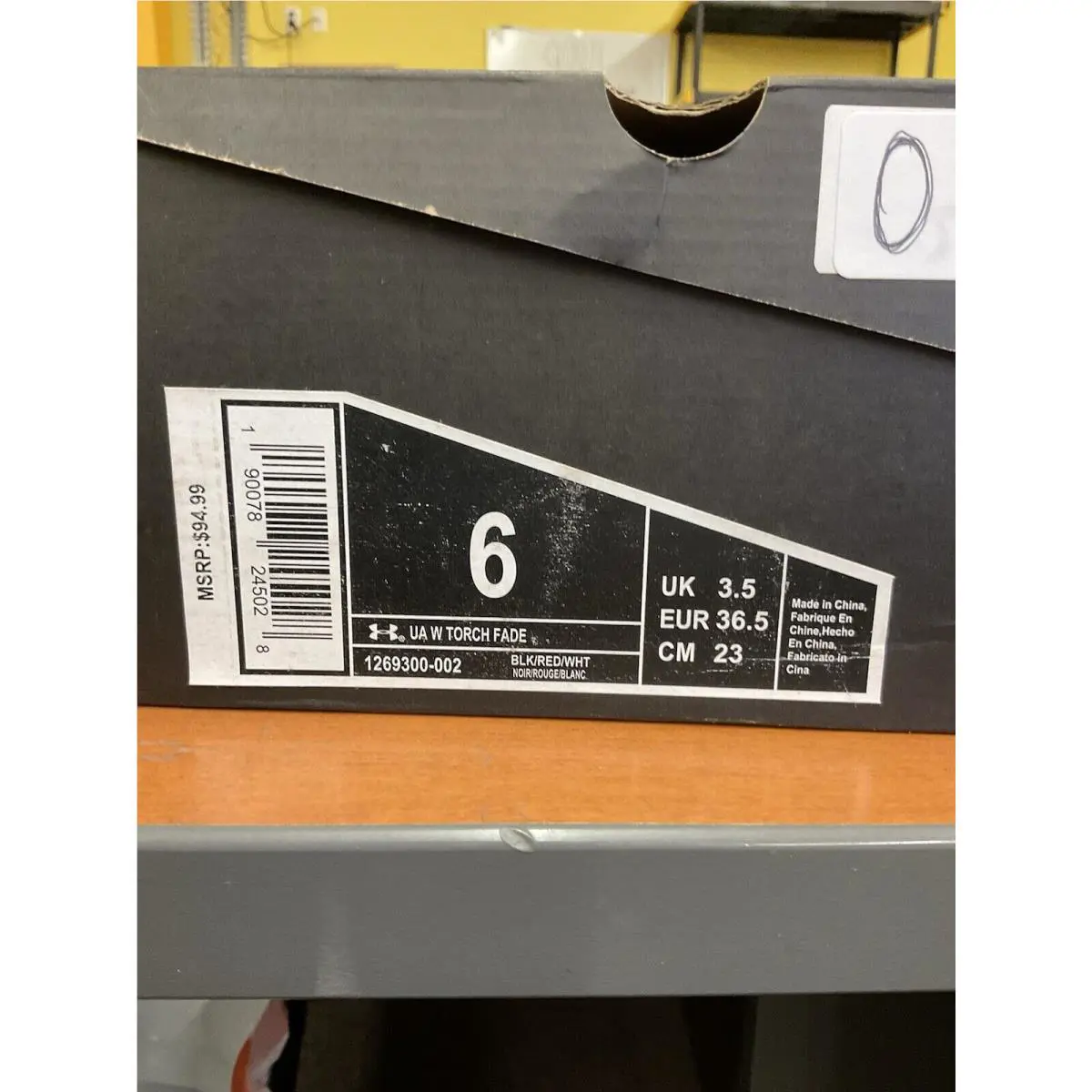 Under Armour shoes - Under Armour Torch Fade - Torch Fade - 1269300-002 - White (UPC: 190078245028) 7