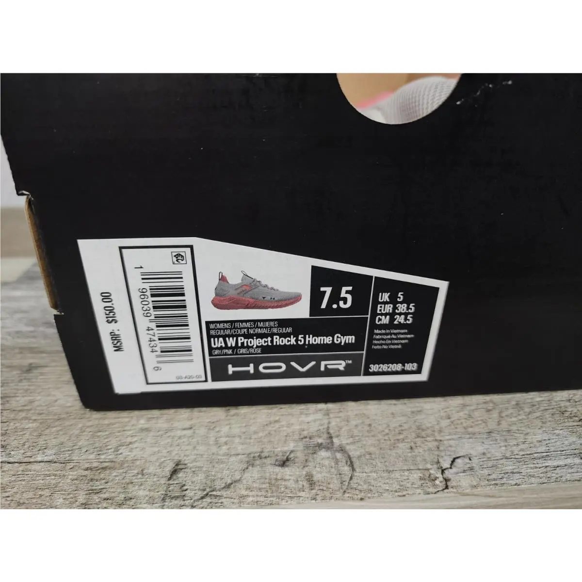 Under Armour shoes - Under Armour Project Rock 5 - 3026208-103 - Gray 1