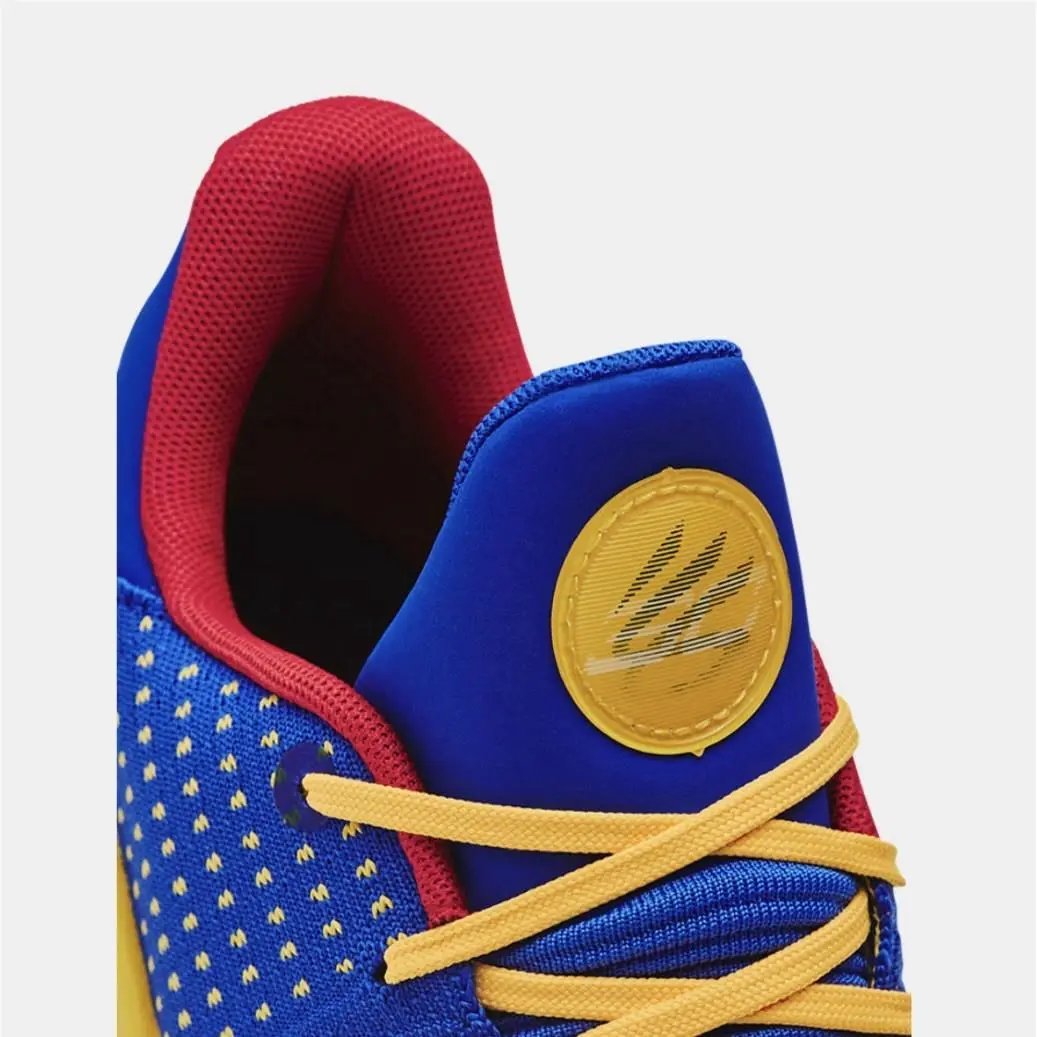 Under Armour shoes - Under Armour Curry 4 - Curry - 3026620-100 - blue/ Yellow 3