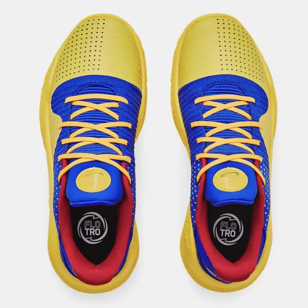 Under Armour shoes - Under Armour Curry 4 - Curry - 3026620-100 - blue/ Yellow 4
