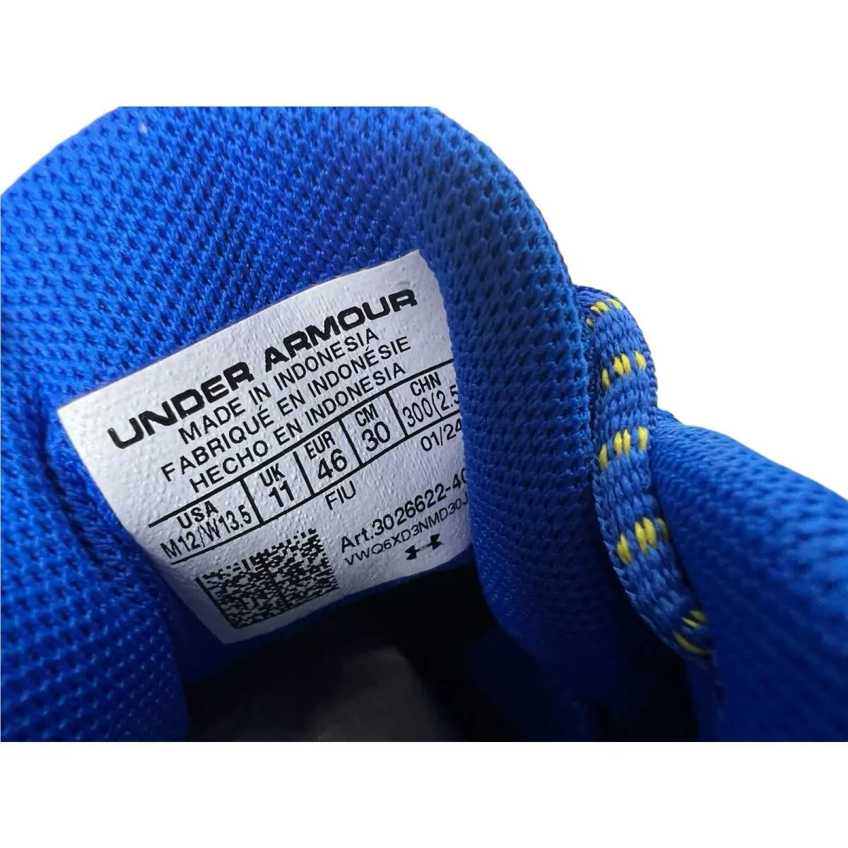 Under Armour shoes - Under Armour Curry 3Z7 - Curry - 3026622-400 - Blue (UPC: 196883138692) 8