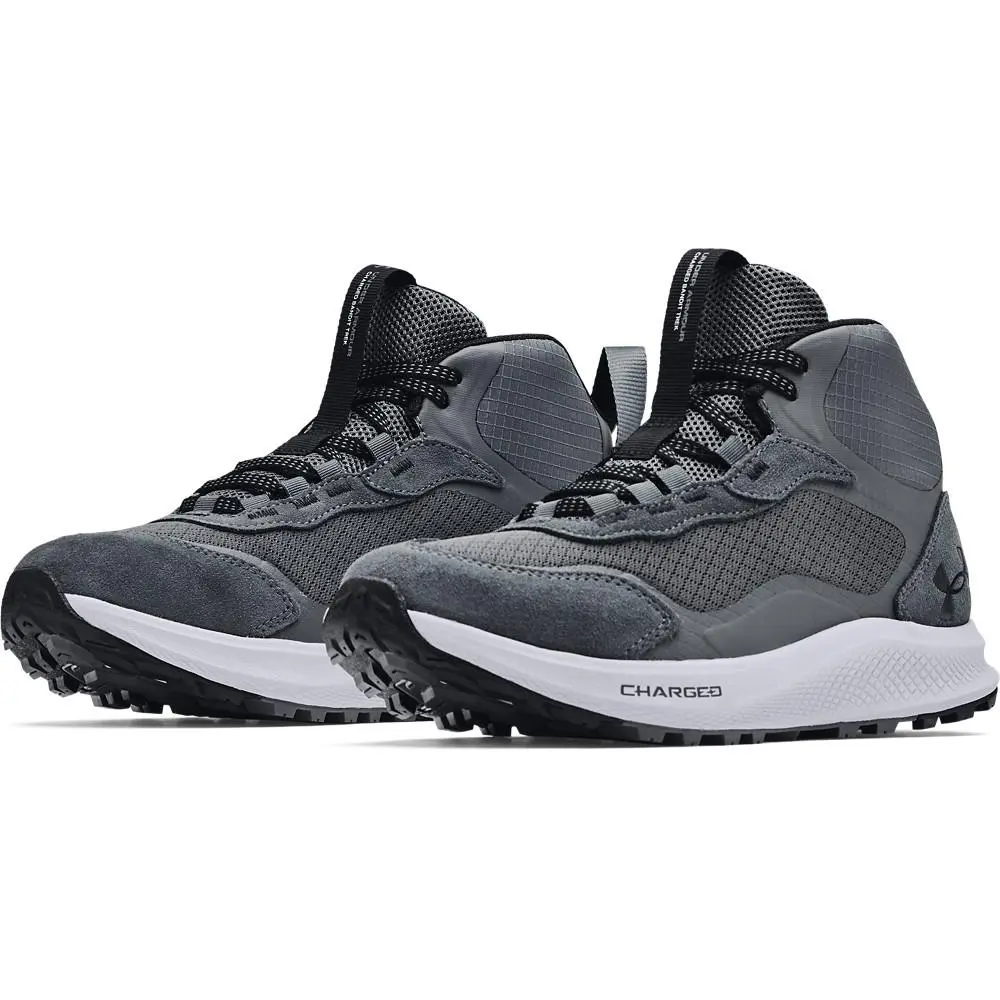 Under Armour 3024267 Men`s UA Charged Bandit Trek 2 Shoes Pitch Gray Size 8 - Pitch Gray