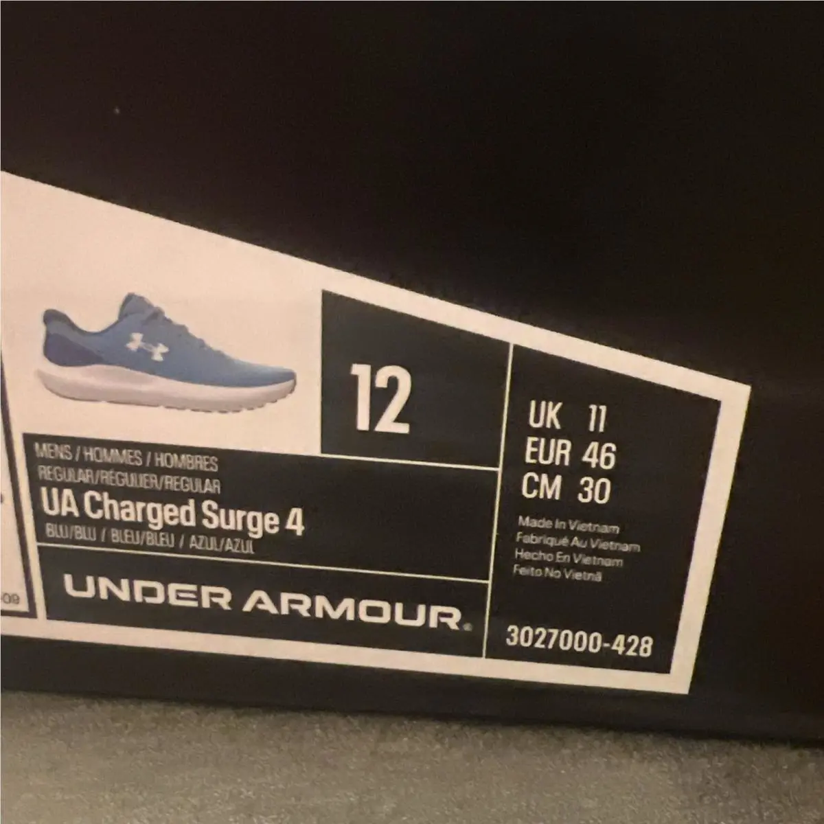 Under Armour shoes - Under Armour Surge - Surge - 3027000-001 - Royal Blue, White And Blue (UPC: 196884999865) 14