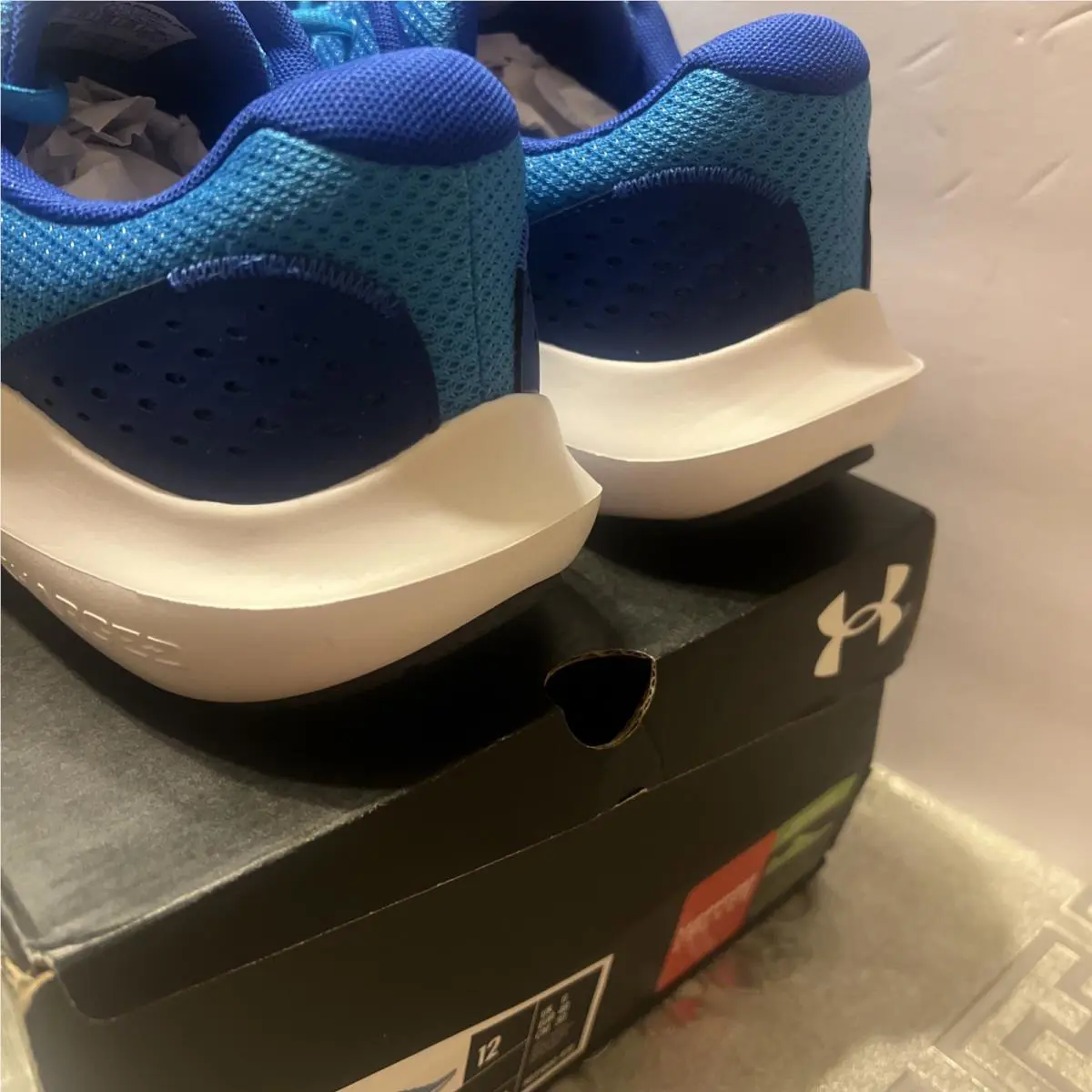 Under Armour shoes - Under Armour Surge - Surge - 3027000-001 - Royal Blue, White And Blue (UPC: 196884999865) 4