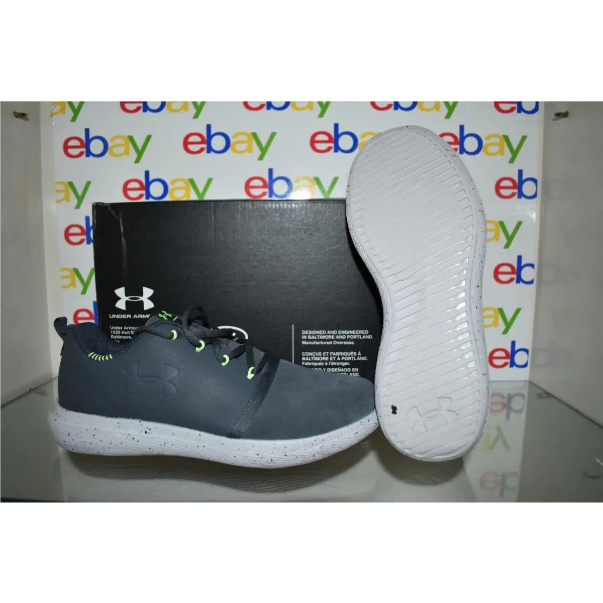 Under Armour shoes - Under Armour SpeedForm Velociti GR - 1298675 100 - Black, Manufacturer: Gray (UPC: 190510815055) 0