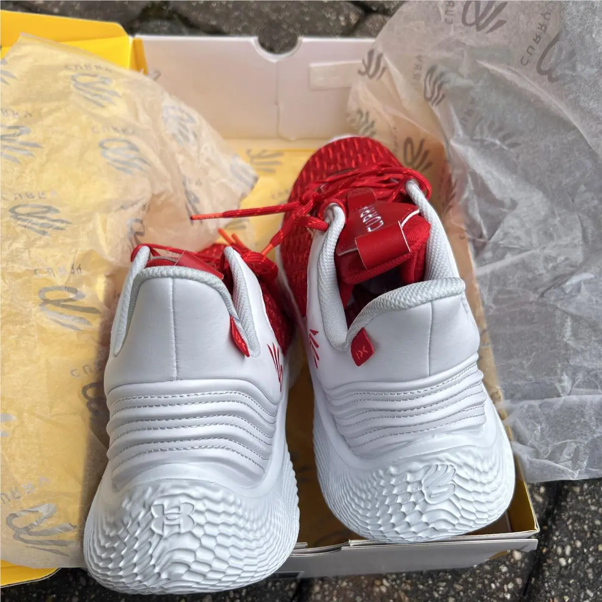 Under Armour shoes - Under Armour Team Curry - Team Curry - 3025631-100 - Red 2