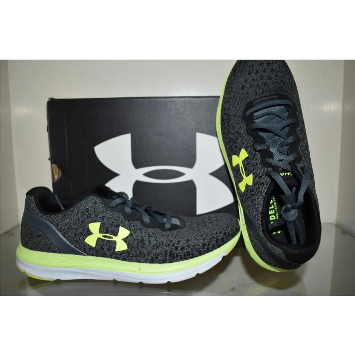 Under Armour shoes - Under Armour Charged Impulse Knit - 3022593 105 - Gray (UPC: 195251701988) 0