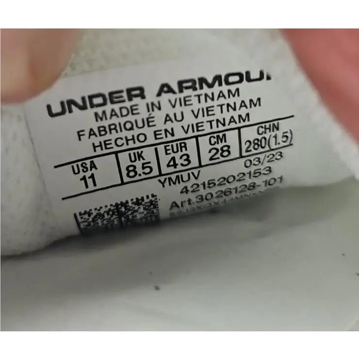 Under Armour shoes - Hovr Sonic 6 - Hovr Sonic - 3026128-101 - White (UPC: 196040274775) 5
