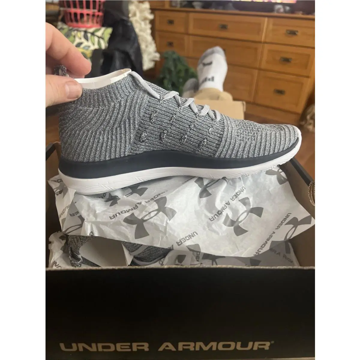 Under Armour shoes - Under Armour Slingflex - Slingflex - 3000135102 - Grey/Black, Main: Grey (UPC: 191169925003) 2