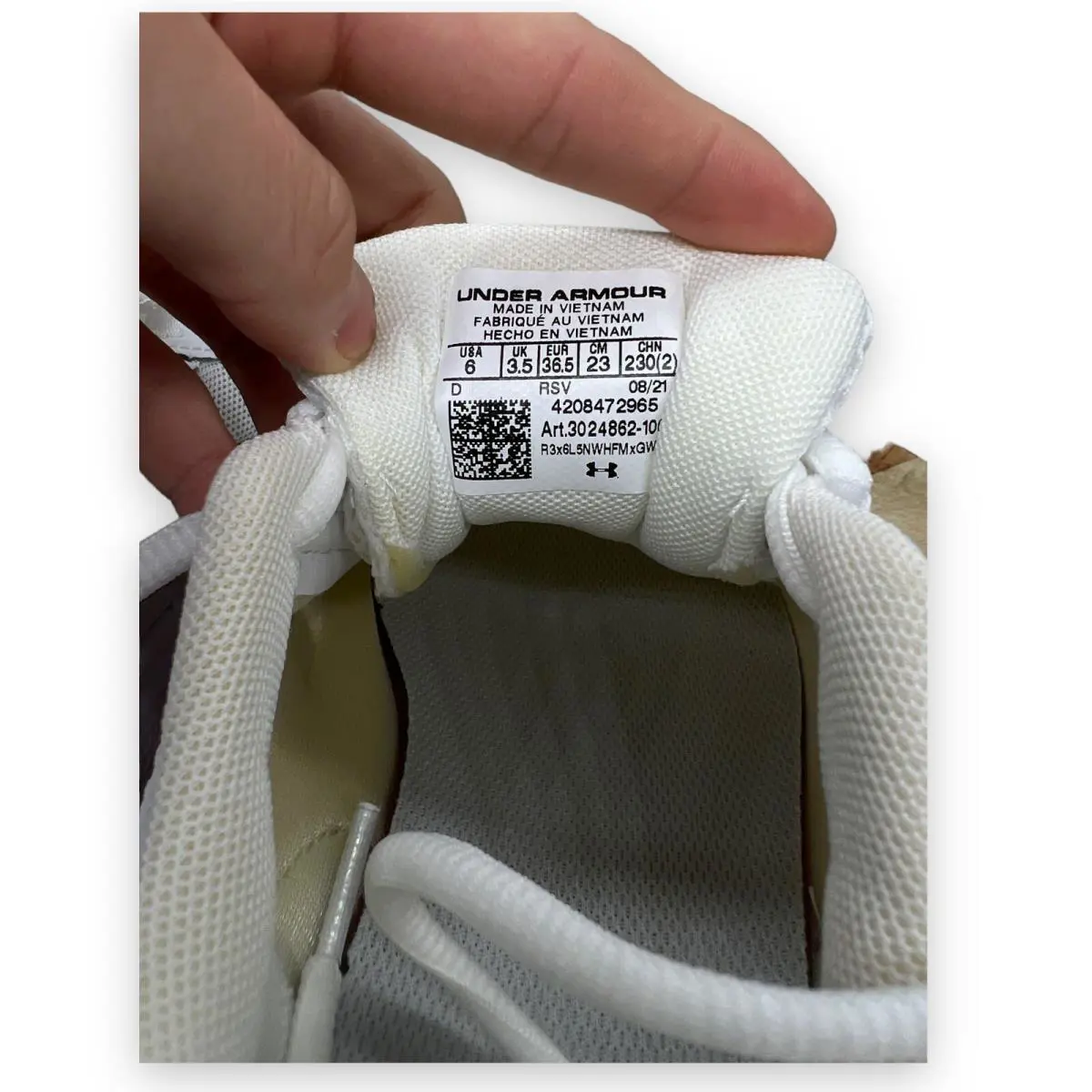 Under Armour shoes - Under Armour Charged Assert - Charged Assert - 3024862-100 - White 7