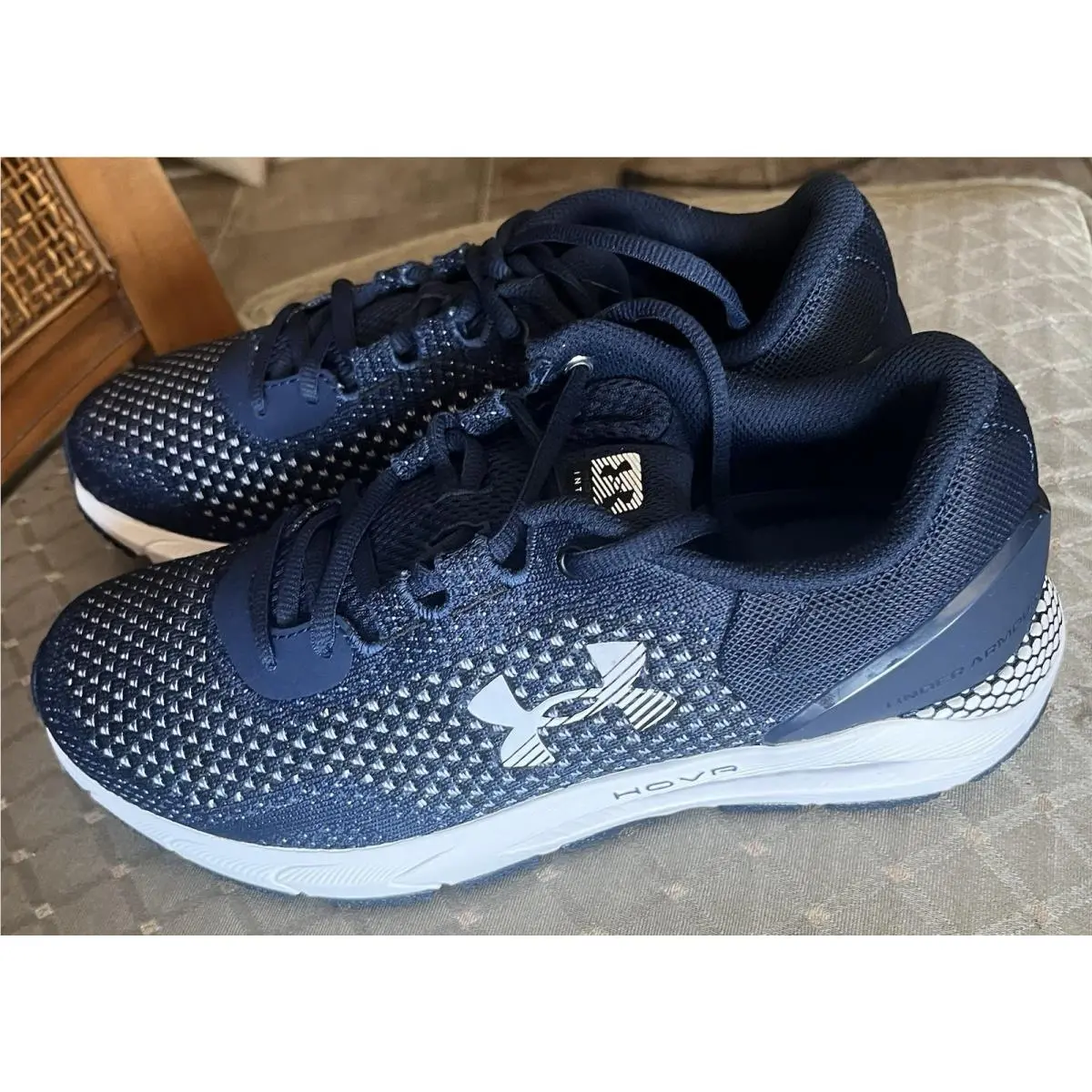 Under Armour Hovr Intake 6 - Men`s - Blue / White - Style 3026134-402 - Size: 7